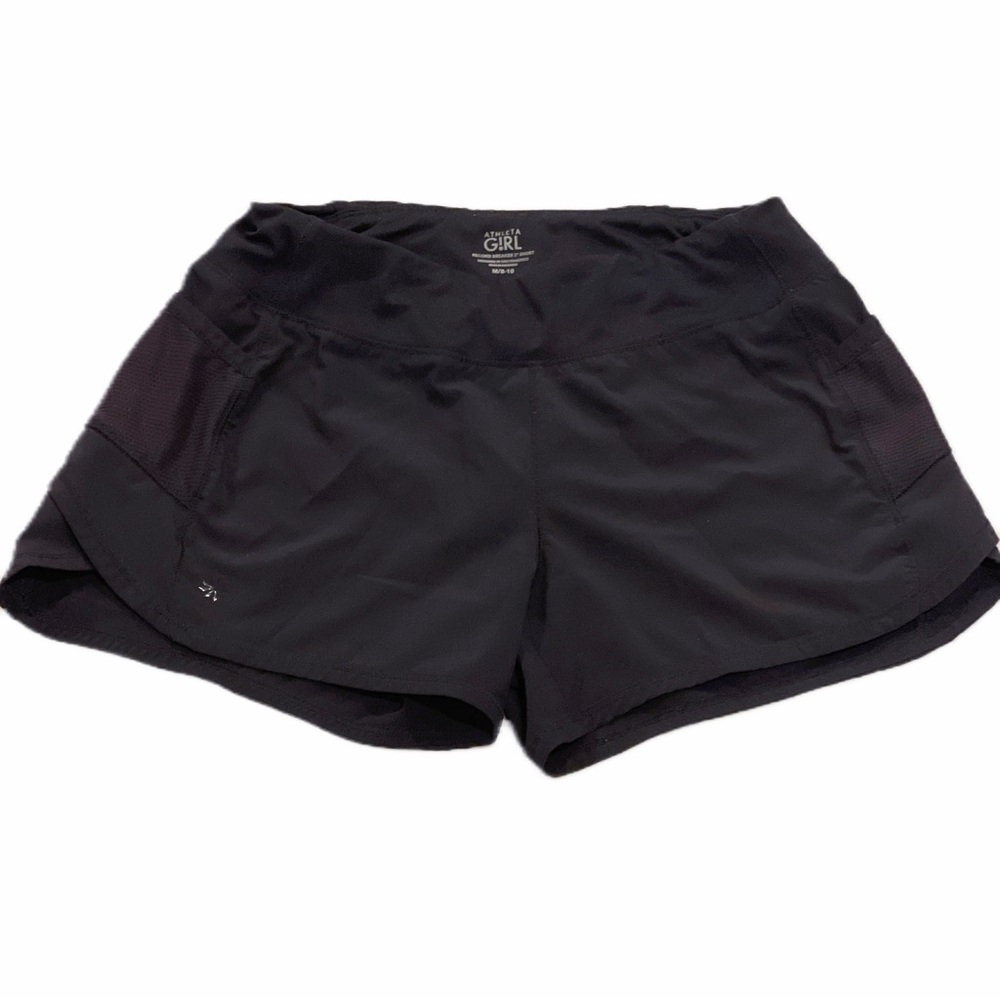 Athleta Girls Black shorts size M (8-10)